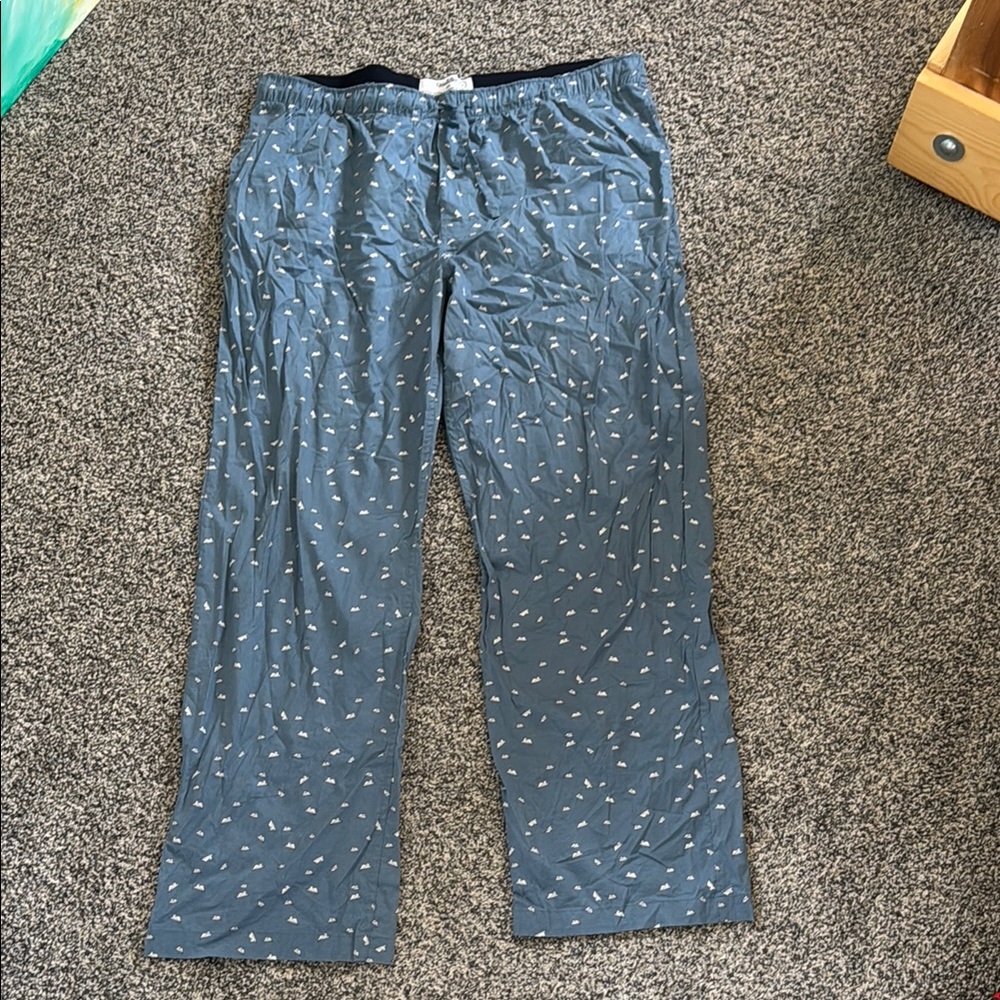 Goodfellow & Co Blue Lounge Pants with White Accents